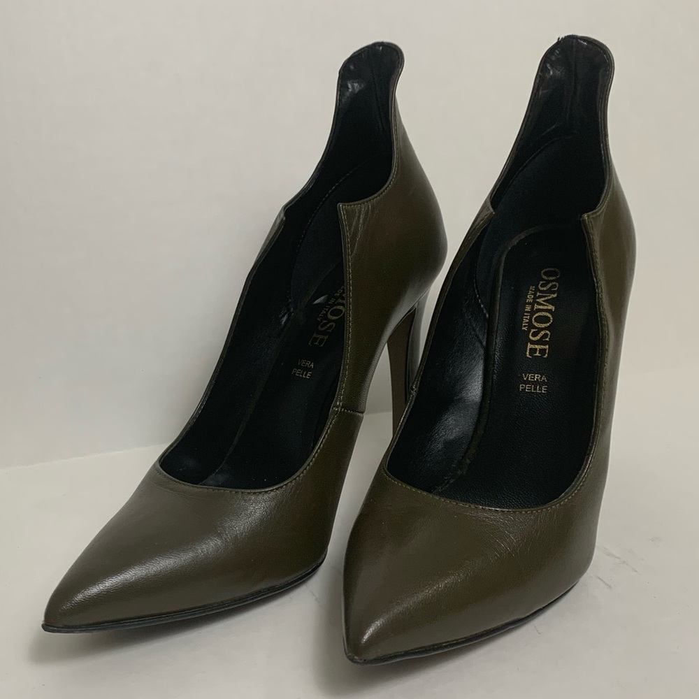 Made in Italy - Olive Green Heels